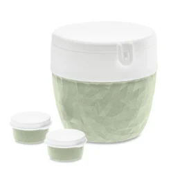 Śniadaniówka, pojemnik na sałatkę i sos BENTOBOX L, 3 elementy, KOZIOL