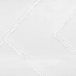 Nowoczesna firana z motywem geometrycznym, 140 x 240 cm