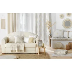 Nowoczesne firany do salonu PALMEOR, 140 x 240 cm