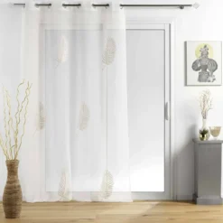 Nowoczesne firany do salonu PALMEOR, 140 x 240 cm