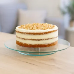 Obrotowa szklana patera KESPER, Ø 35 cm
