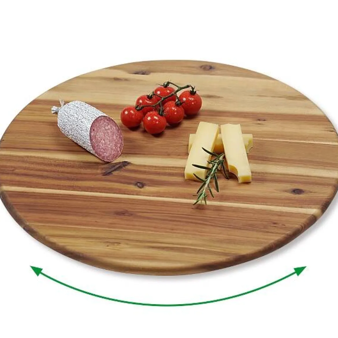 Obrotowa taca do serwowania przekąsek z drewna akacjowego, Ø 40 cm, Kesper