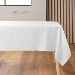 Obrus na stół z delikatnym wzorem, ARTEA, 140 x 240 cm