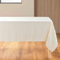 Obrus na stół z efektem lnu, prostokątny, 140 x 240 cm