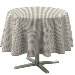Obrus okrągły MINI VICHY, Ø 160 cm, kratka