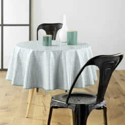 Obrus okrągły MINI VICHY, Ø 160 cm, kratka