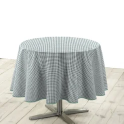 Obrus okrągły MINI VICHY, Ø 160 cm, kratka