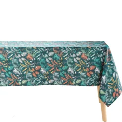 Obrus prostokątny STYLIS BLUE, 145 x 240 cm, niebieski z nadrukiem
