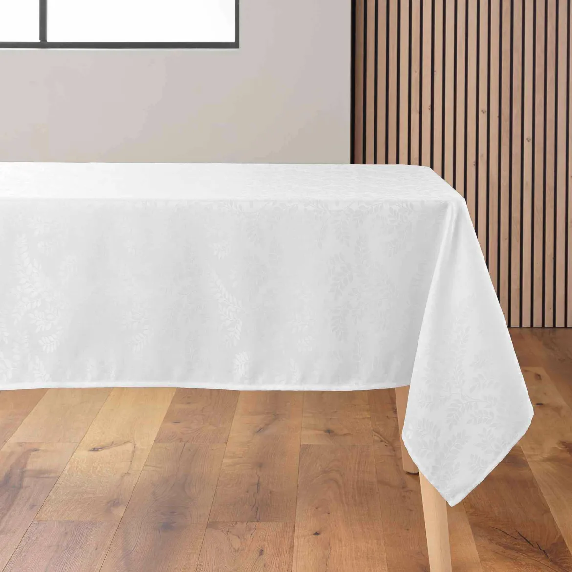 Obrus ze srebrnym wzorem, DORIANE, 140 x 240 cm