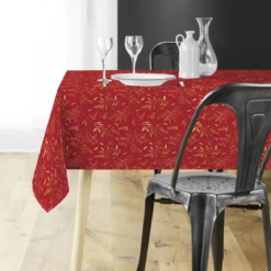 Obrus ze złotym wzorem, 140 x 240 cm, NAELLE