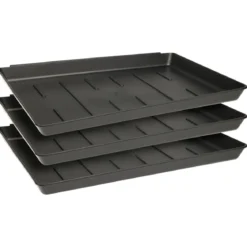 Ociekacz na buty NIU, 3 plastikowe tacki, 35 x 27 x 3 cm