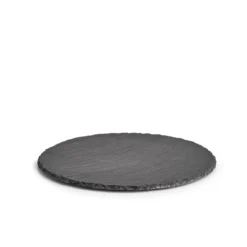 Okrągła deska do serwowania z łupka, Ø 30 cm