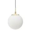 Okrągła lampa wisząca DRIS, kula, Ø 20 cm