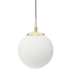Okrągła lampa wisząca DRIS, kula, Ø 20 cm