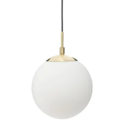Okrągła lampa wisząca DRIS, kula, Ø 20 cm