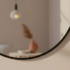 Okrągłe lustro ścienne LØOP, Ø 60 cm