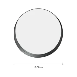 Okrągłe lustro ścienne SVEA, Ø 50 cm