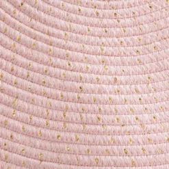 Okrągły dywan dekoracyjny Lurex, Ø 90 cm z frędzlami