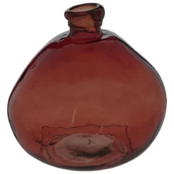 Okrągły wazon na kwiaty cięte, szklany, Ø 33 cm