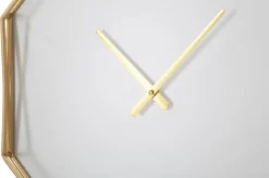 Ośmiokątny zegar na ścianę w stylu glamour, Ø 56 cm