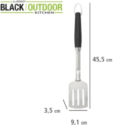 Łopatka do grilla ze stali nierdzewnej z plastikową rączką BBQ, WENKO