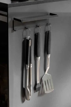 Łopatka do grilla ze stali nierdzewnej z plastikową rączką BBQ, WENKO