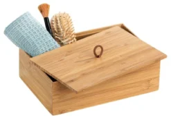 Organizer łazienkowy TERRA, bambus, 22 x 15 cm, WENKO