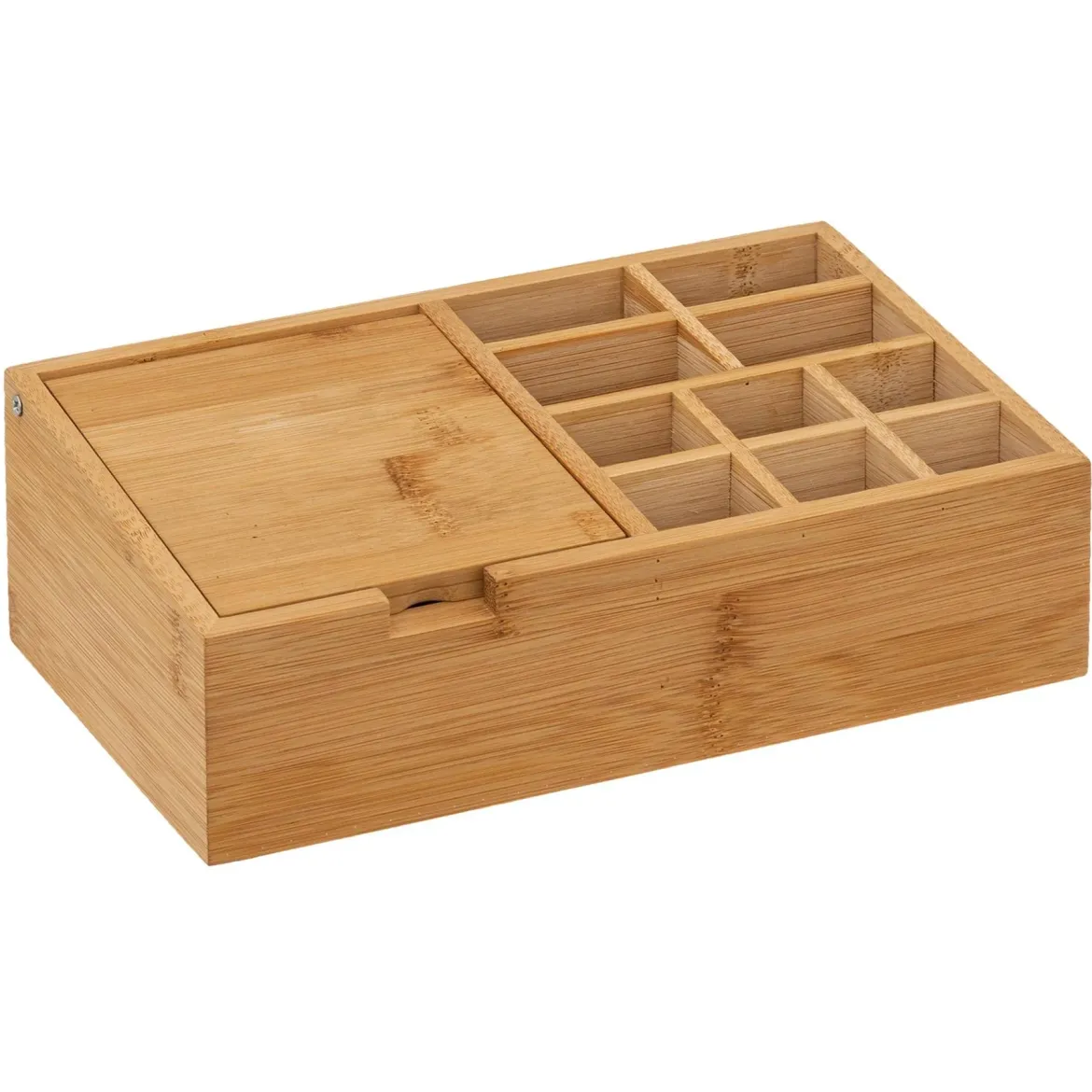 Organizer bambusowy z lusterkiem, 24 x 14 cm