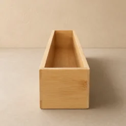 Organizer biurkowy bambusowy, 38 x 8 x 7 cm