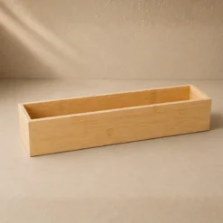 Organizer biurkowy bambusowy, 38 x 8 x 7 cm