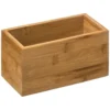 Organizer do przechowywania, schowek, bambus, 18x9x9,5 cm