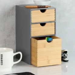 Organizer na biurko KESPER, 3 szuflady, 14 x 16 x 27 cm