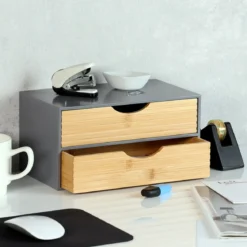 Organizer na biurko KESPER, 2 szuflady, 27 x 16 x 14 cm