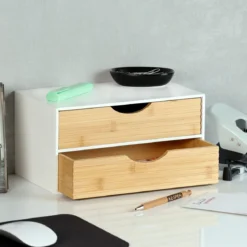 Organizer na biurko KESPER, 2 szuflady, 27 x 16 x 14 cm