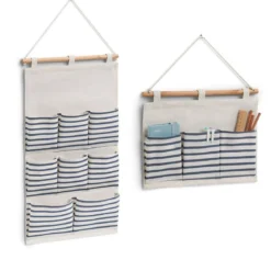Organizer na ścianę z kieszeniami STRIPES, 35 x 60 cm