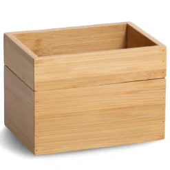 Organizer na kosmetyki, bambus, 2 sztuki, ZELLER