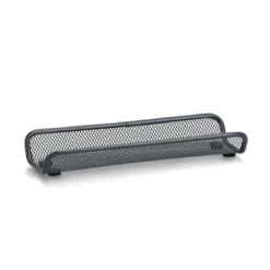 Organizer na przybory z metalowej siatki, 25 x 9 cm