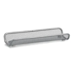 Organizer na przybory z metalowej siatki, 25 x 9 cm