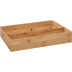 Organizer na sztućce BAMBOO, 3 przegrody