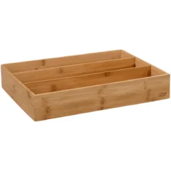 Organizer na sztućce BAMBOO, 3 przegrody