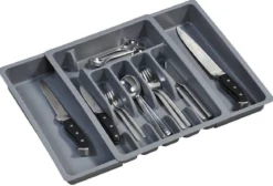 Organizer na sztućce, oryginalny rozsuwany wkład do szuflady na przybory kuchenne