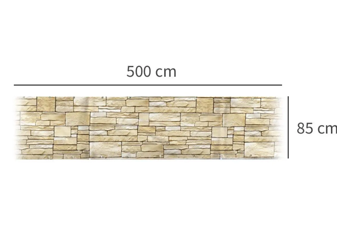 Osłona balkonowa - 500 x 85 cm, WENKO