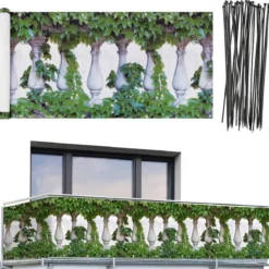 Osłona na balkon Ivy Fence, 5 m x 85 cm