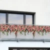 Osłona na balkon róże, 5 m x 85 cm