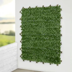 Osłona ogrodowa sztuczny bluszcz, odporna na UV, 1 x 1 m