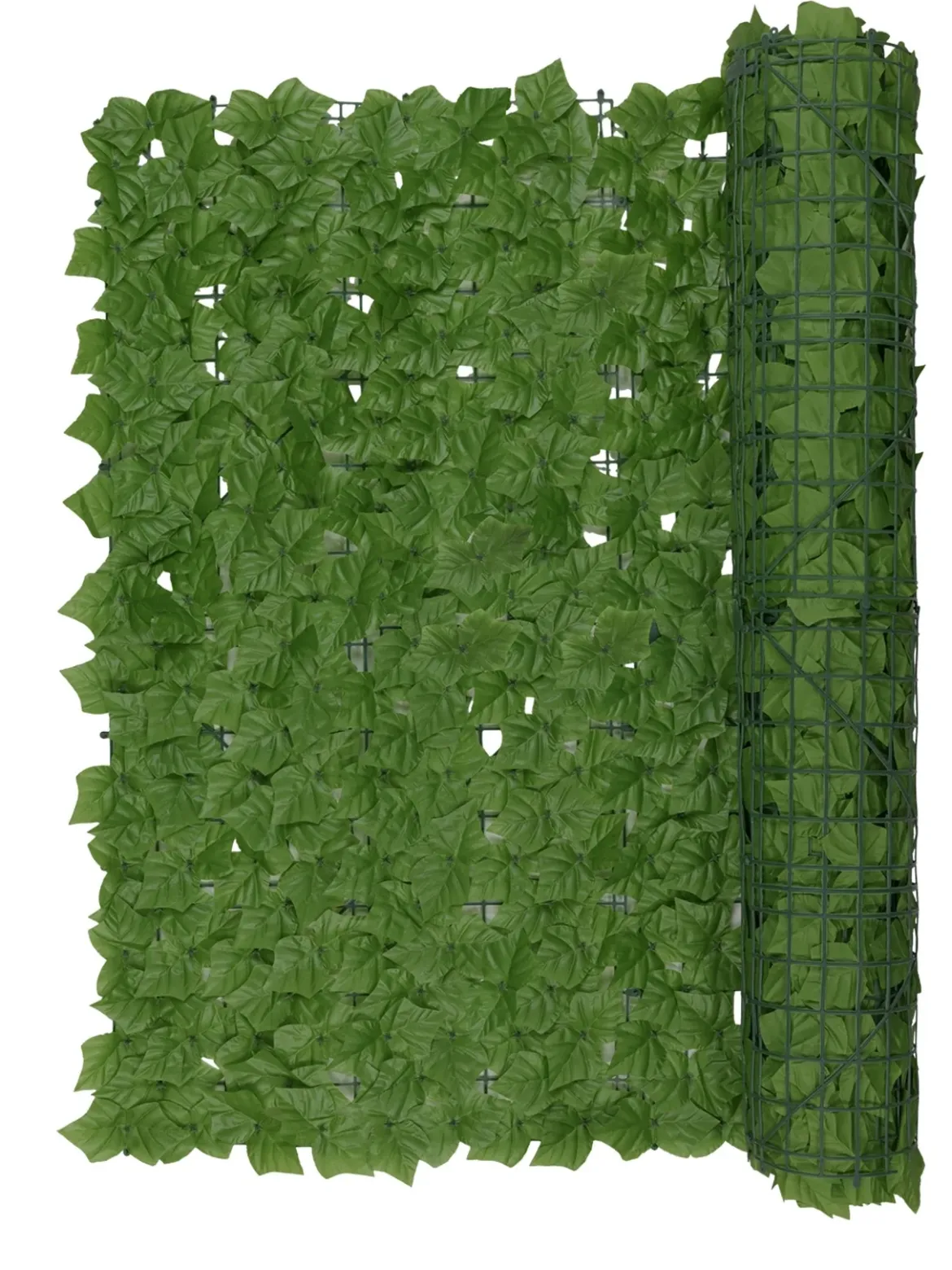 Osłona ogrodowa sztuczny bluszcz, odporna na UV, 1 x 1 m