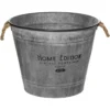 Osłonka cynkowa, wiaderko vintage, Ø 48 cm