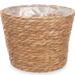 Osłonki na doniczki plecione RUSTIC, 3 sztuki