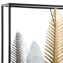 Ozdoba ścienna z motywem liści DECO, 134 x 68 cm