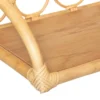 Ozdobna półka do pokoju dziecięcego, wisząca, 57 cm, rattanowa